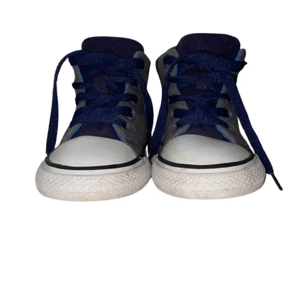 Converse Chuck Taylor All Star High Top Zip Sneakers Toddler/Infant Size 10 Gray